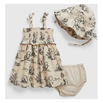 GAP Baby Linen Dress with Hat - Girls