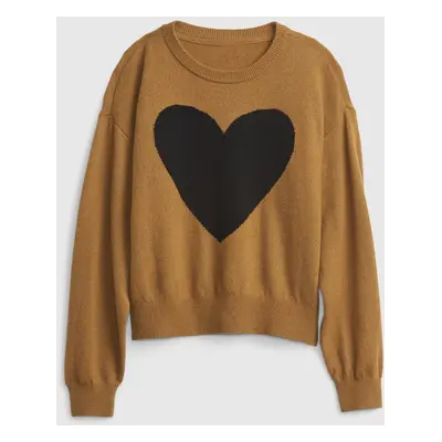 GAP Children's sweater with heart - Girls