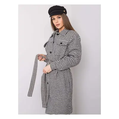 Női kabát Fashionhunters Checkered