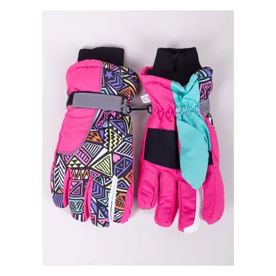 Kesztyű Yoclub YC_Children's_Winter_Ski_Gloves_REN-0247G-A150_Multicolour