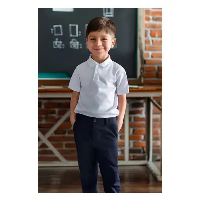 Trendyol Navy Blue Boy Regular Chino Woven Trousers