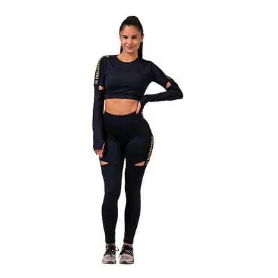 Women's leggings Nebbia Honey Bunny Leggings black