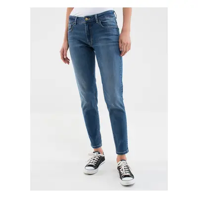 Big Star Woman's Tapered Trousers Denim -356