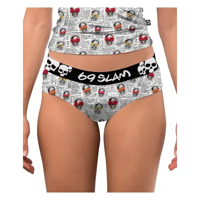 Women's panties 69SLAM boxer newspaper (GYXNSK-PO)