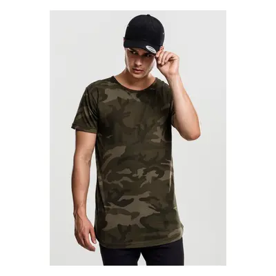 Camo Shaped Long Tee Olive Camo