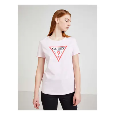 Light pink women's T-shirt Guess - Women