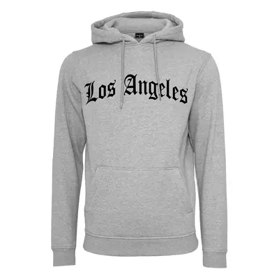 Los Angeles text Hoody heather grey