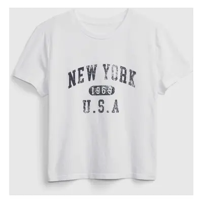 GAP T-shirt shrunken graphic t-shirt - Women's