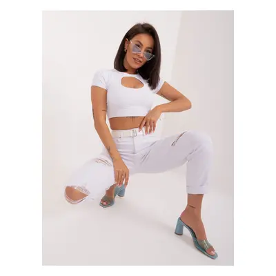 Jeans trousers-PM-SP-J1260-1.66-white