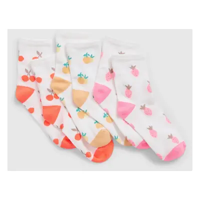 GAP Children's socks with fruit, pairs - Girls