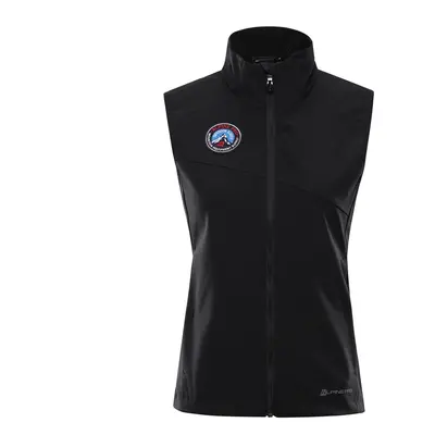 Women's softshell vest ALPINE PRO WERSA black