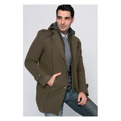 PLT8334 DEWBERRY MEN'S COAT-KHAKI