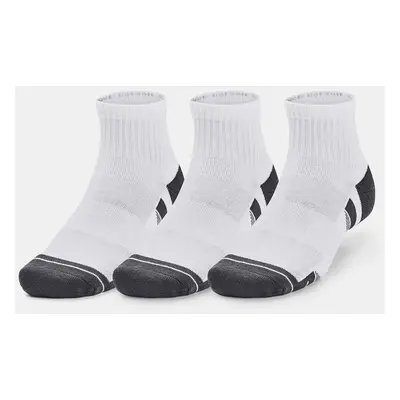 Under Armour Socks UA Performance Cotton 3p Qtr-WHT - unisex