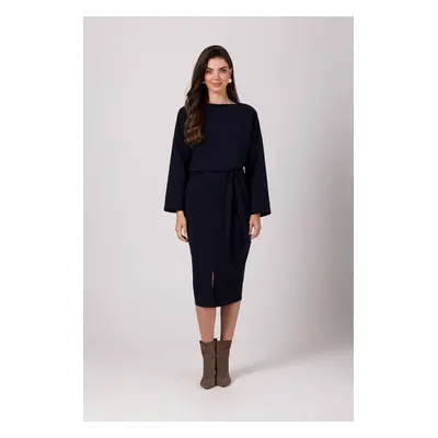 BeWear Woman's Dress B269 Navy Blue