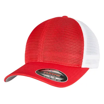 FLEXFIT OMNIMESH 2TONE Cap Red/White