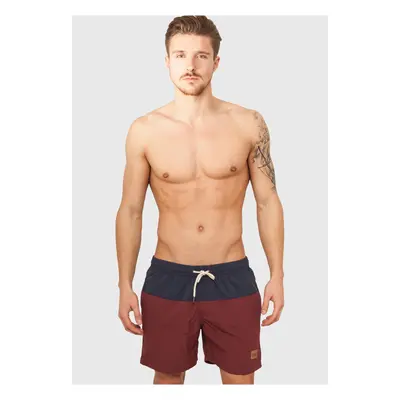 Men's Block Swimsuit Blue/Cherry