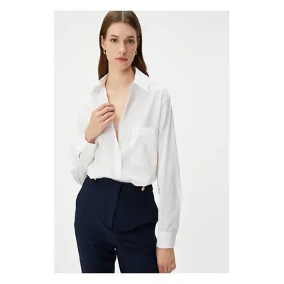 Koton Off White Women's Shirt