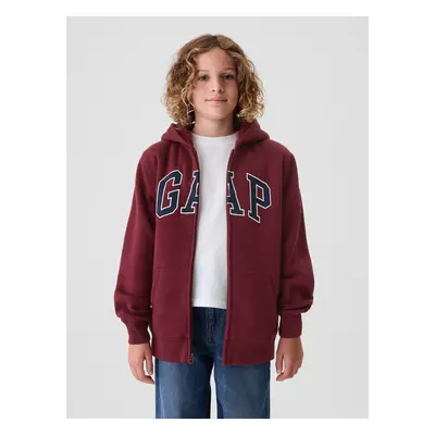 GAP Children's sherpa sweatshirt with logo - Boys