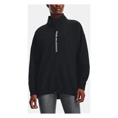 Under Armour Jacket Woven FZ Oversized Jacket-BLK - Women