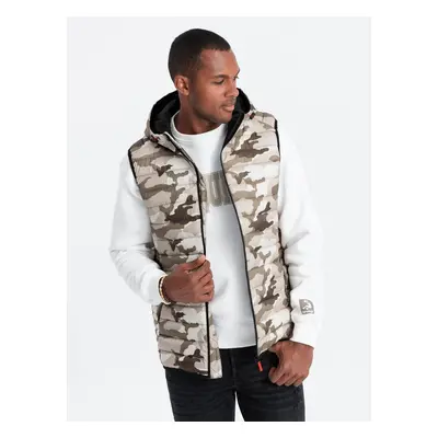 Ombre Men's quilted vest