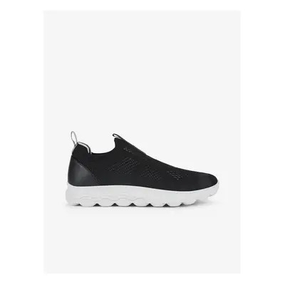 Black Mens Slip on Geox Sneakers - Men