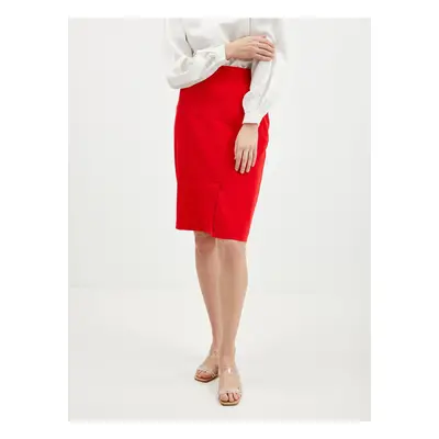 Orsay Red Ladies Pencil Skirt - Women