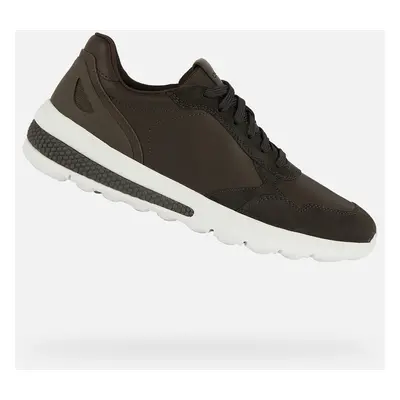 Brown men's sneakers Geox Spherica Actif - Men's