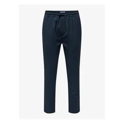 Dark blue men's trousers ONLY & SONS Linus - Men