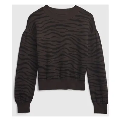 GAP Kids cotton sweater zebra - Girls