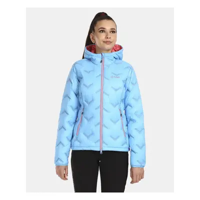 Women's down jacket Kilpi ALBERTA-W Blue