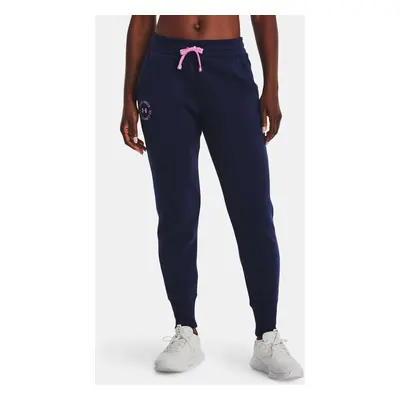 Under Armour Sweatpants Rival Fleece Crest Joggers-NVY - Nők