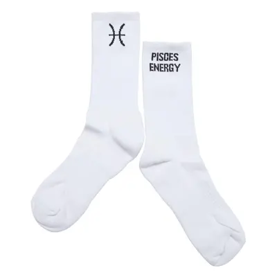 Zodiac socks fish white