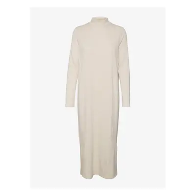 Beige women's sweater dress VERO MODA Katie - Women