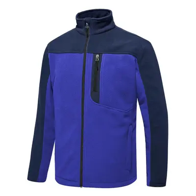 10914 Dewberry Zippered Mens Fleece Jacket-BLUE