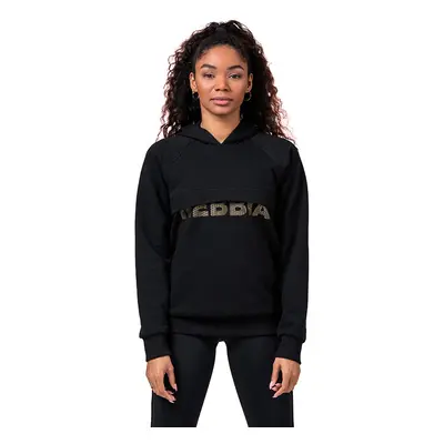 Women's sweatshirt Nebbia Intense Long hoodie black