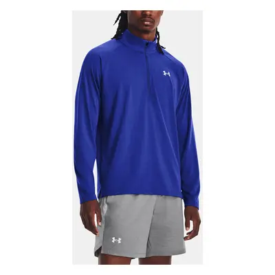 Under Armour T-Shirt UA STREAKER HALF ZIP-BLU - Men