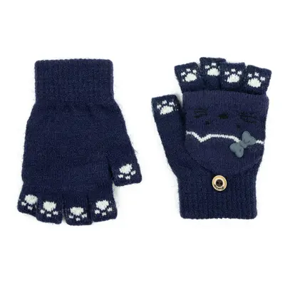 Art Of Polo Kids's Gloves rk23370-7 Navy Blue