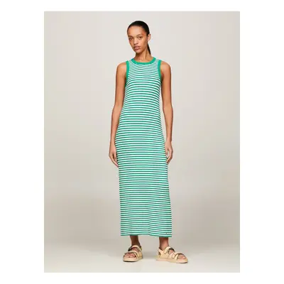 Green and white women's striped dress Tommy Hilfiger - Women's