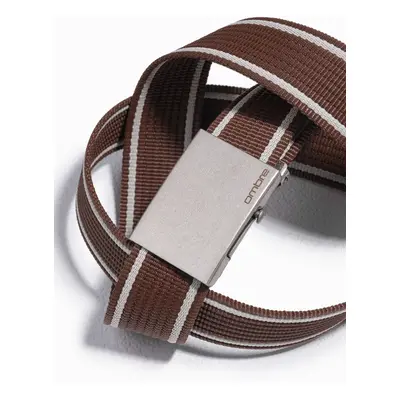 Ombre Men's two-tone parchment belt