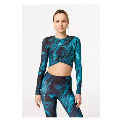 Bittersweet Paris Woman's Scratch Gaia Longsleeve Top GLT-C-Print BSP321