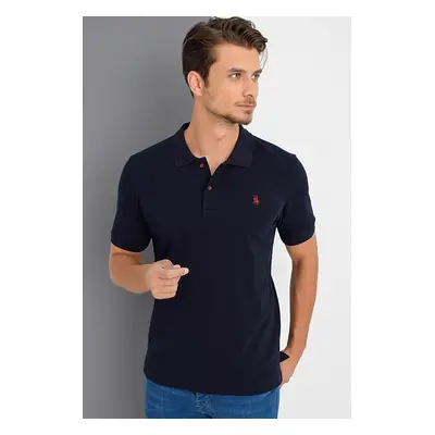 T8561 DEWBERRY MEN'S TSHIRT-NAVY BLUE