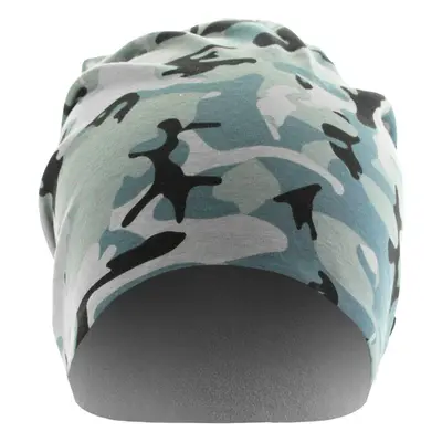 Printed Jersey Beanie grey camo/charcoal