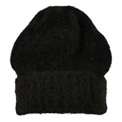 Knitted beanie - black