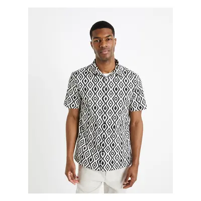 Celio Patterned Shirt Daprinta - Men