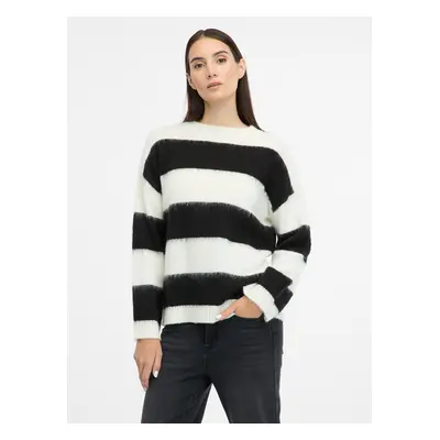 Orsay Black striped women's sweater - Women's