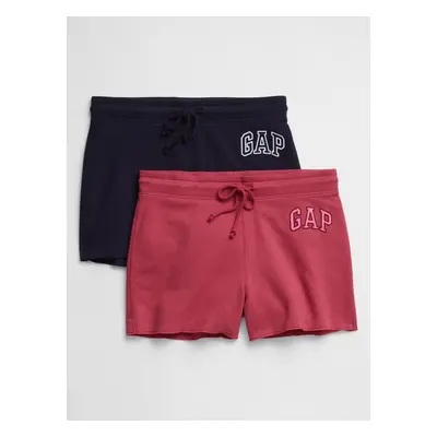 GAP Tracksuit Shorts with Logo, 2pcs - Women