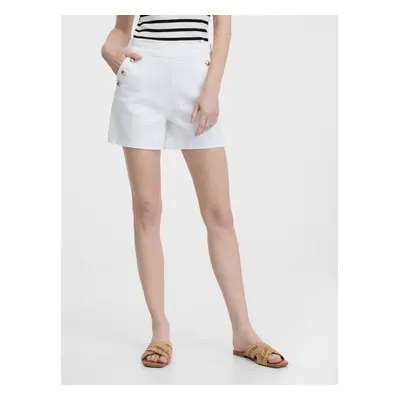 Orsay White Women's Denim Shorts - Women's