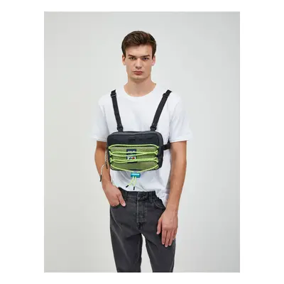 Green and Black Men's Diesel Bag - Men's