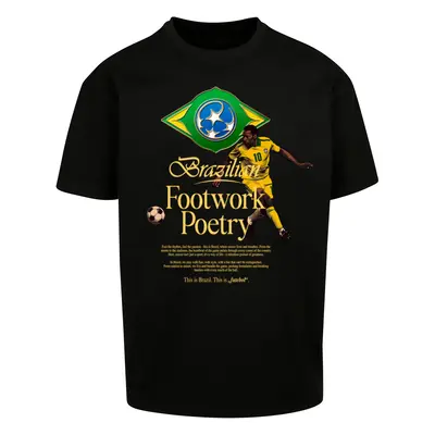 Men's T-shirt Footwork Poetry Oversize black