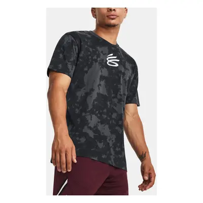 Under Armour T-Shirt UA CURRY LOGO HEAVYWEIGHT-BLK - Men's